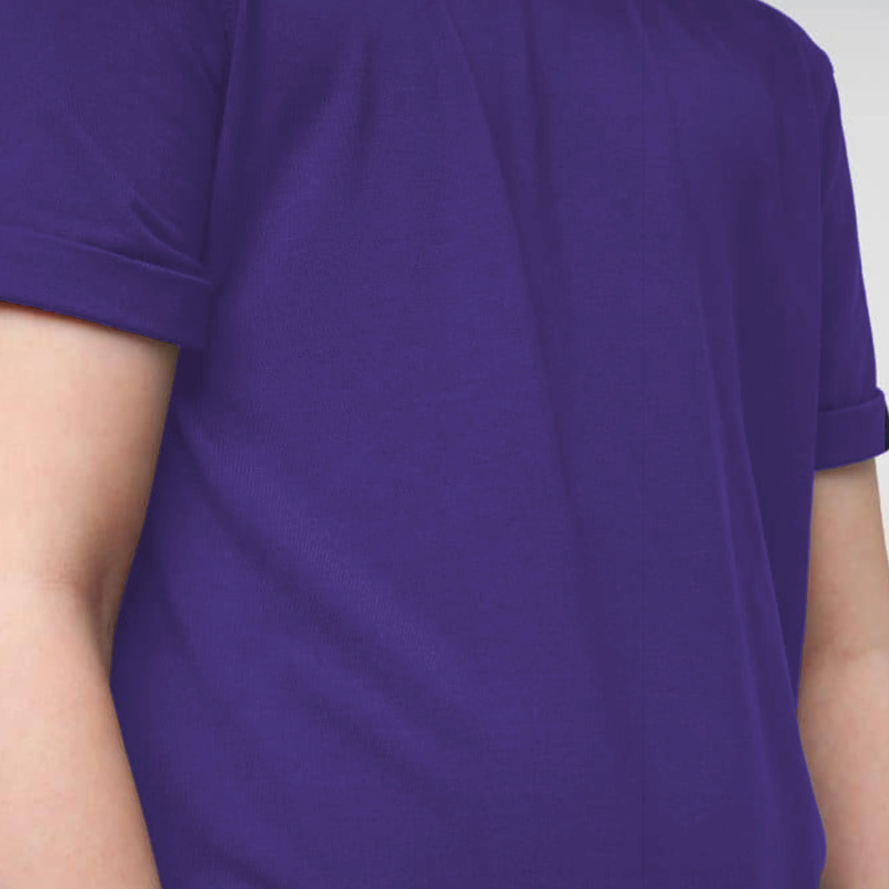 Kids Fidget-T x Caudwell Children – Short Sleeve- Purple - Image 4